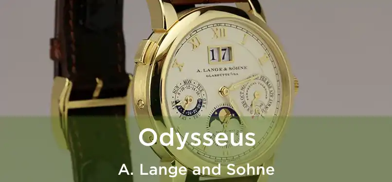  Odysseus A. Lange and Sohne